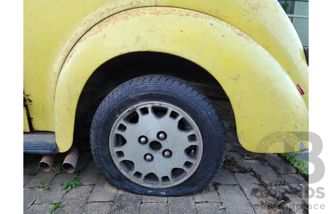 Circa 1949 Ford Anglia A494A Tourer 2d Convertible Yellow 1.2L - Project Car