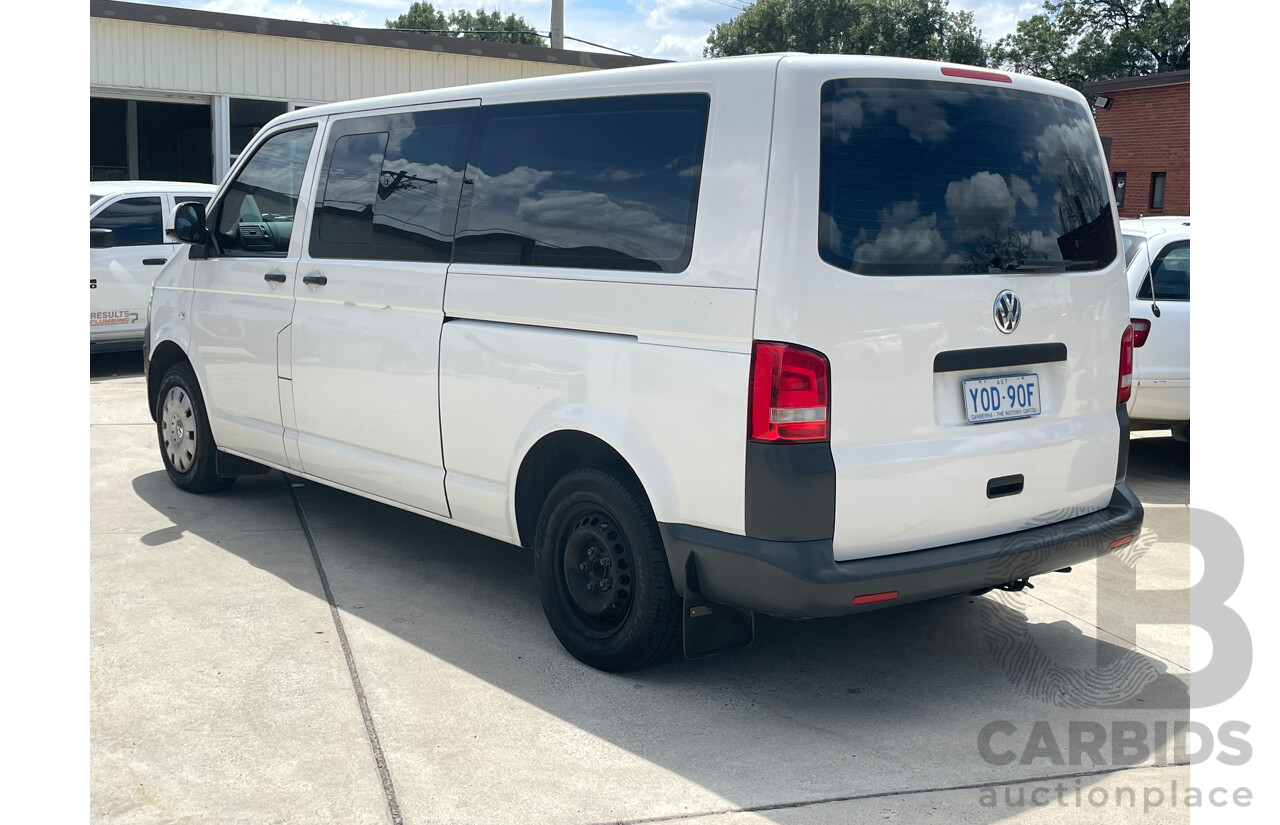 6/2010 Volkswagen Caravelle Trendline 7H MY10 4d Wagon White 2.0L
