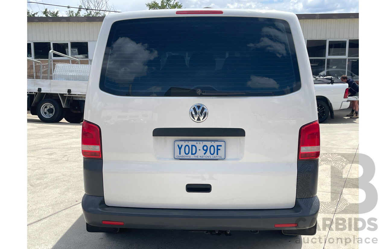 6/2010 Volkswagen Caravelle Trendline 7H MY10 4d Wagon White 2.0L