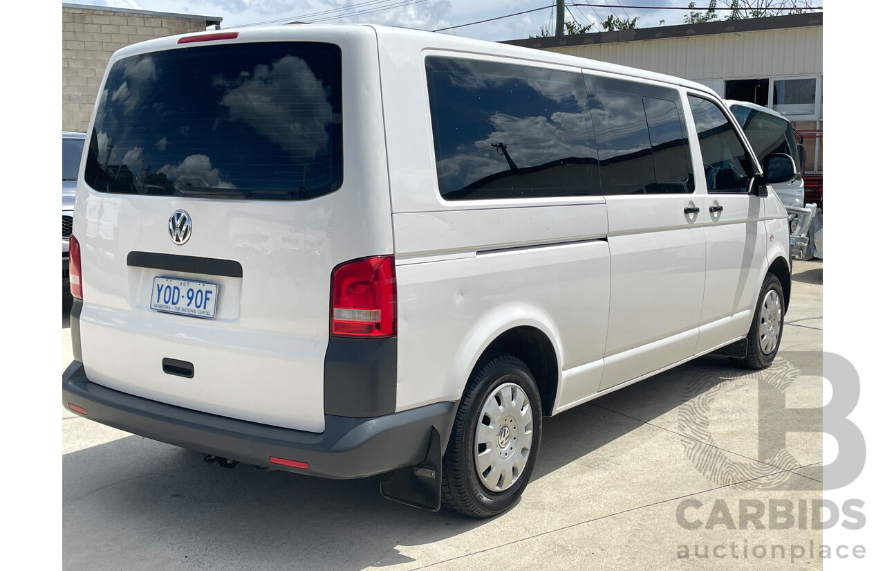 6/2010 Volkswagen Caravelle Trendline 7H MY10 4d Wagon White 2.0L