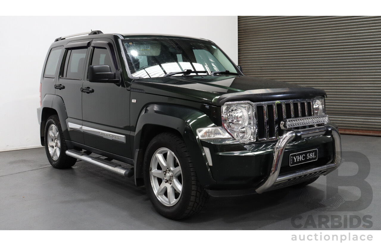 3/2010 Jeep Cherokee Limited (4x4) KK 4d Wagon Green 3.7L V6