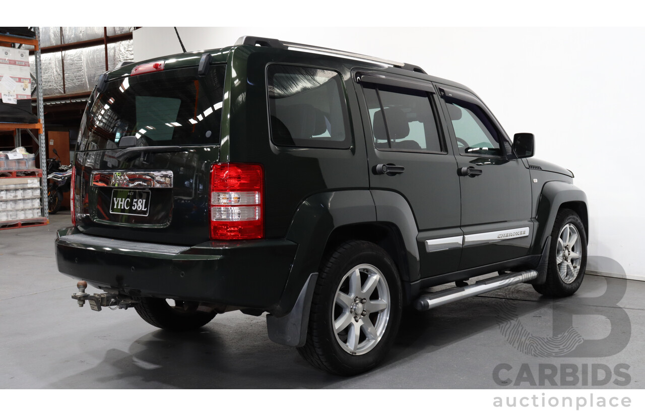 3/2010 Jeep Cherokee Limited (4x4) KK 4d Wagon Green 3.7L V6