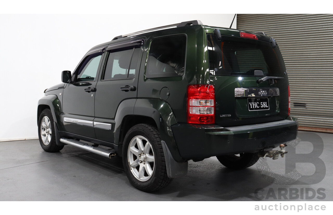 3/2010 Jeep Cherokee Limited (4x4) KK 4d Wagon Green 3.7L V6