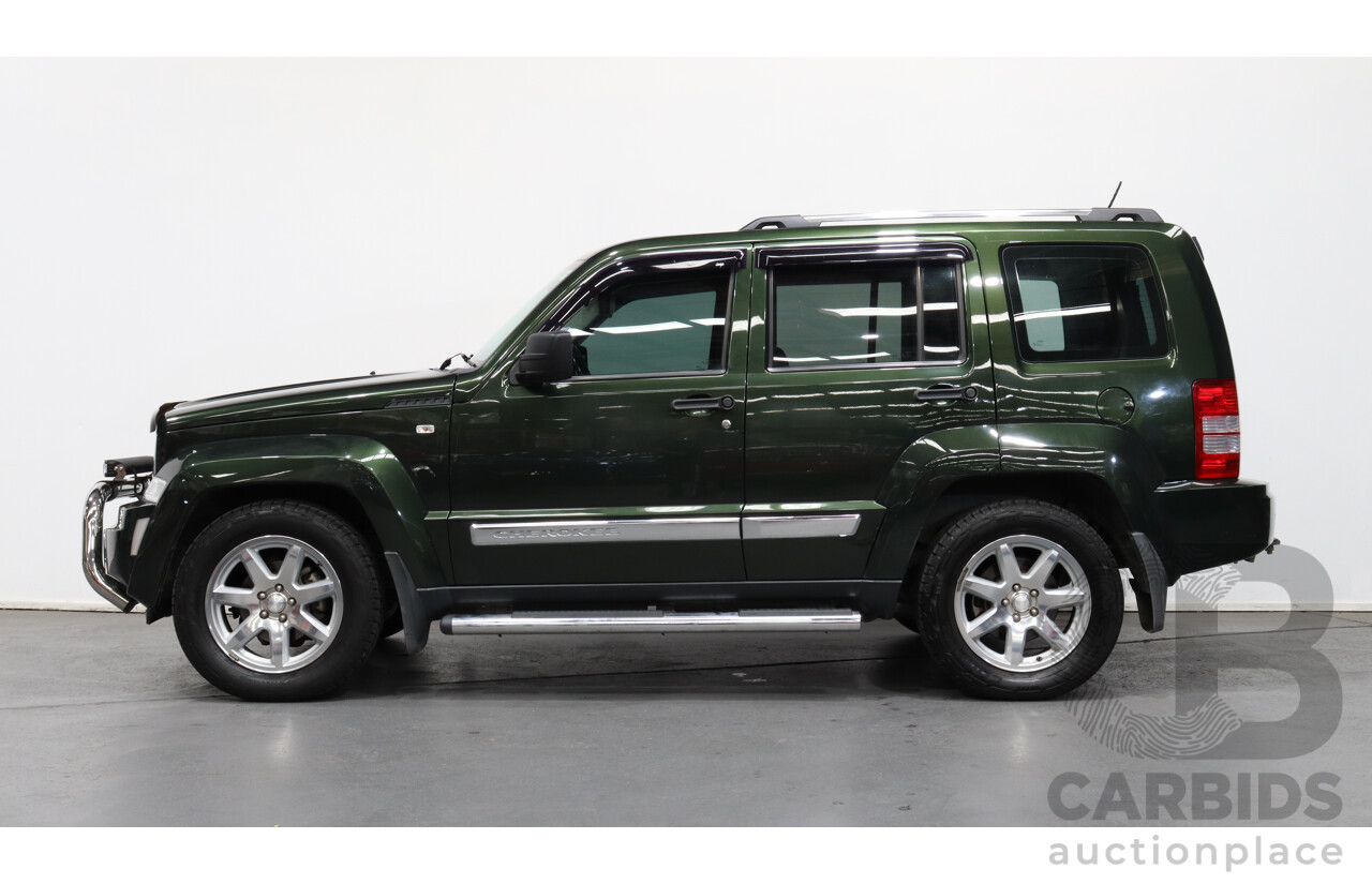 3/2010 Jeep Cherokee Limited (4x4) KK 4d Wagon Green 3.7L V6