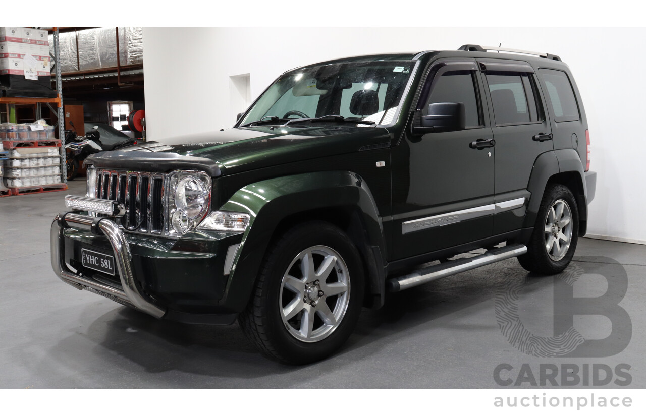 3/2010 Jeep Cherokee Limited (4x4) KK 4d Wagon Green 3.7L V6