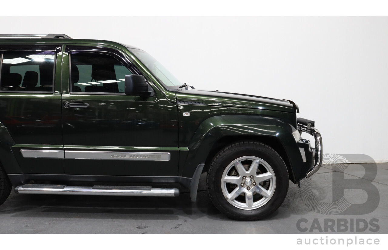 3/2010 Jeep Cherokee Limited (4x4) KK 4d Wagon Green 3.7L V6