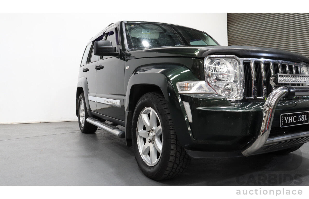 3/2010 Jeep Cherokee Limited (4x4) KK 4d Wagon Green 3.7L V6