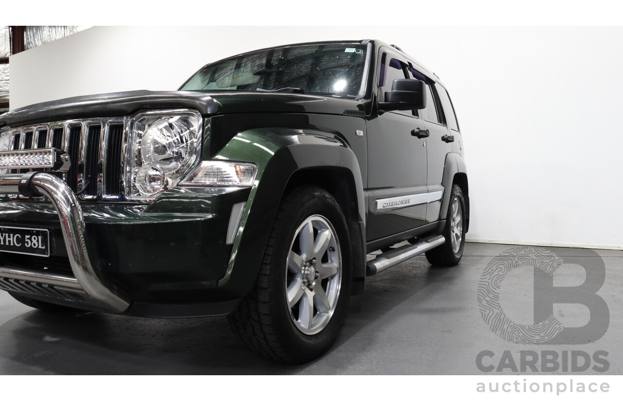 3/2010 Jeep Cherokee Limited (4x4) KK 4d Wagon Green 3.7L V6