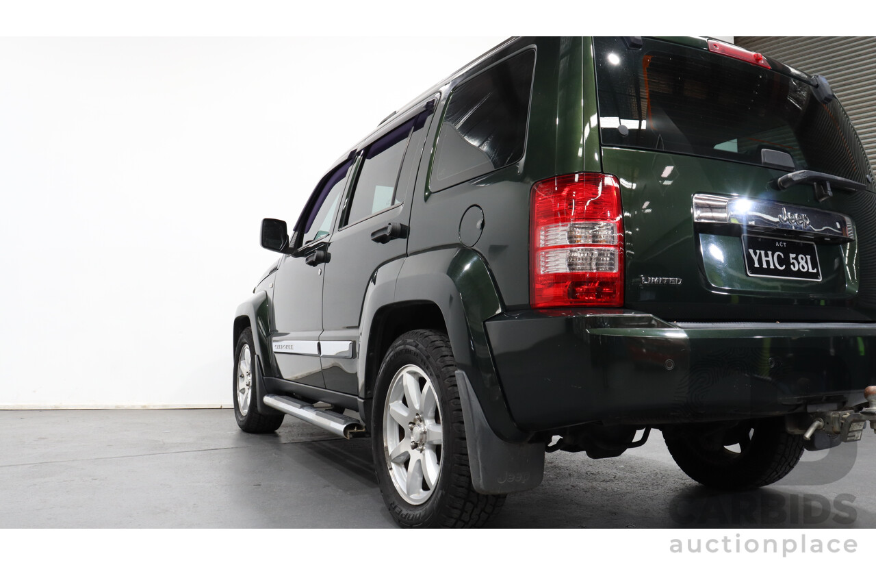 3/2010 Jeep Cherokee Limited (4x4) KK 4d Wagon Green 3.7L V6