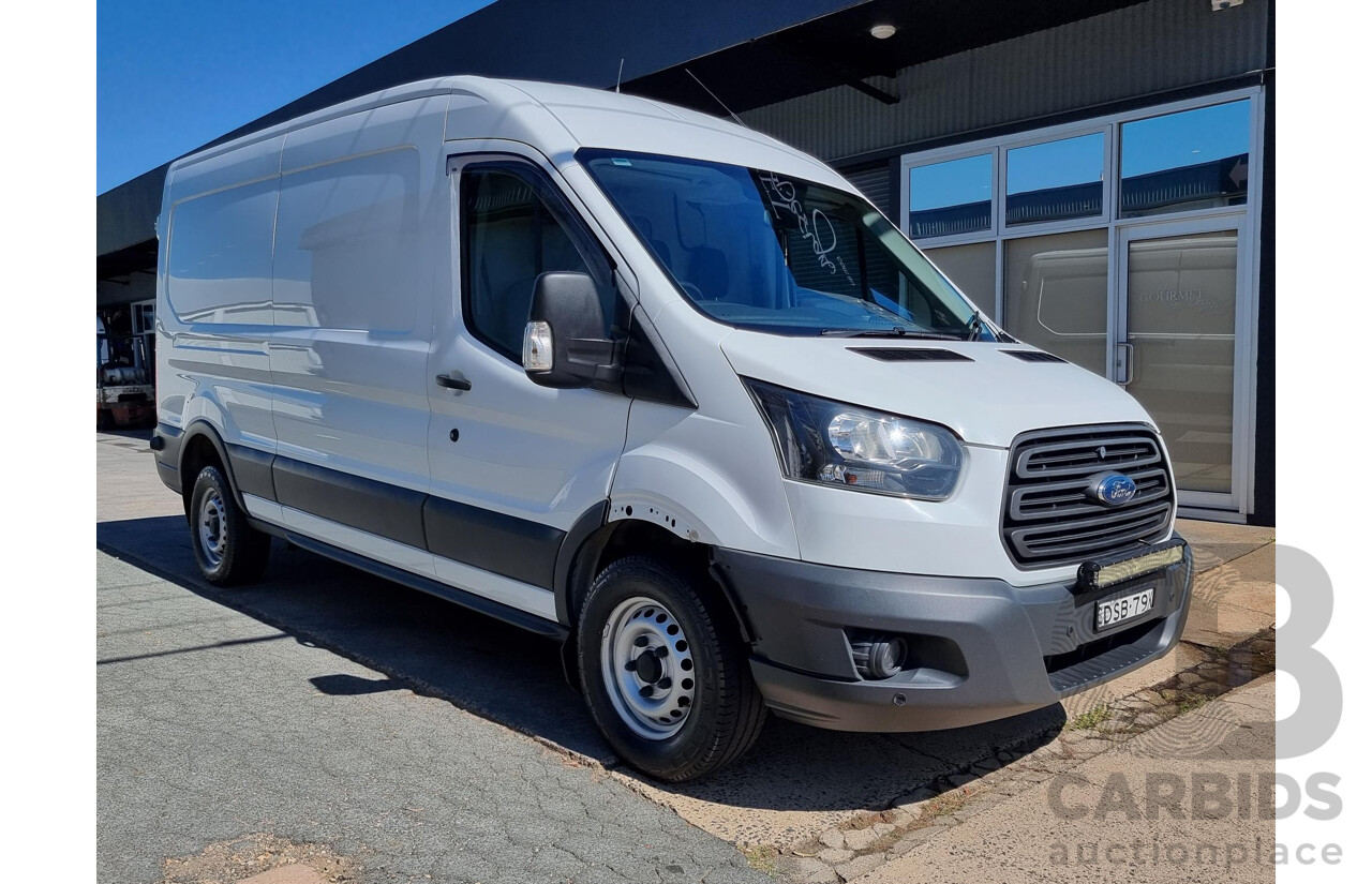 7/2017 Ford Transit 350L LWB MID ROOF VO 5d Van White 2.2L Turbo Diesel