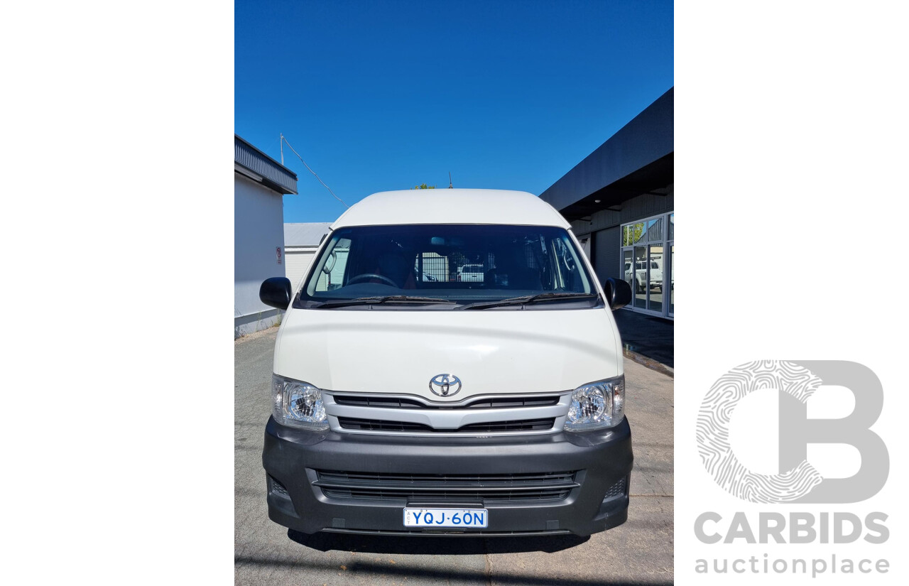 9/2011 Toyota Hiace SLWB MY11 5d Van White 3.0L Turbo Diesel