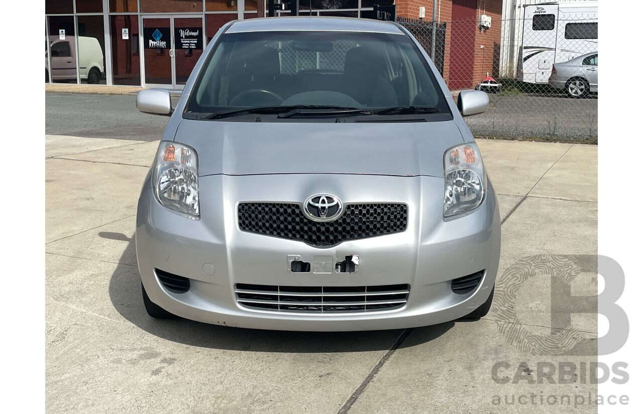 3/2008 Toyota Yaris YRS NCP91R 5d Hatchback Silver 1.5L