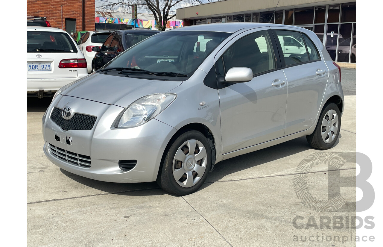 3/2008 Toyota Yaris YRS NCP91R 5d Hatchback Silver 1.5L