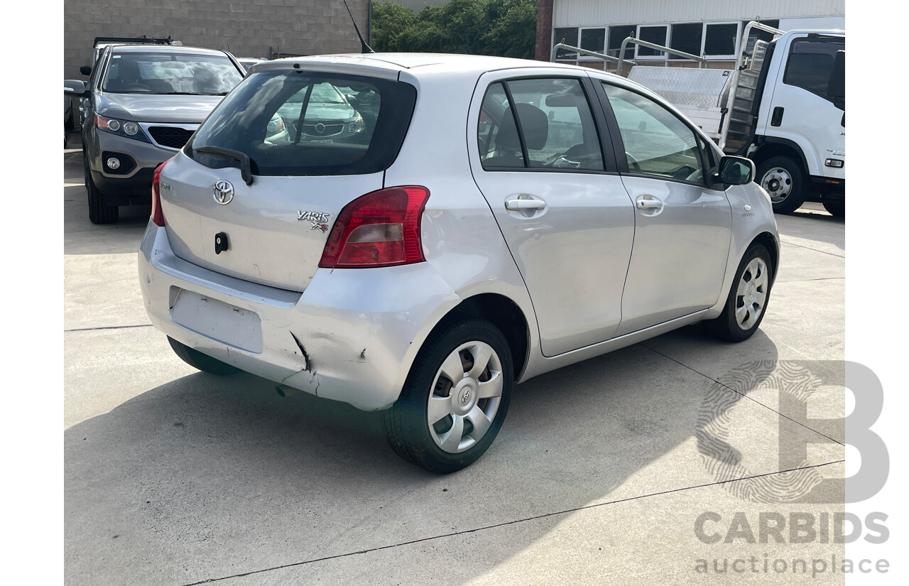 3/2008 Toyota Yaris YRS NCP91R 5d Hatchback Silver 1.5L