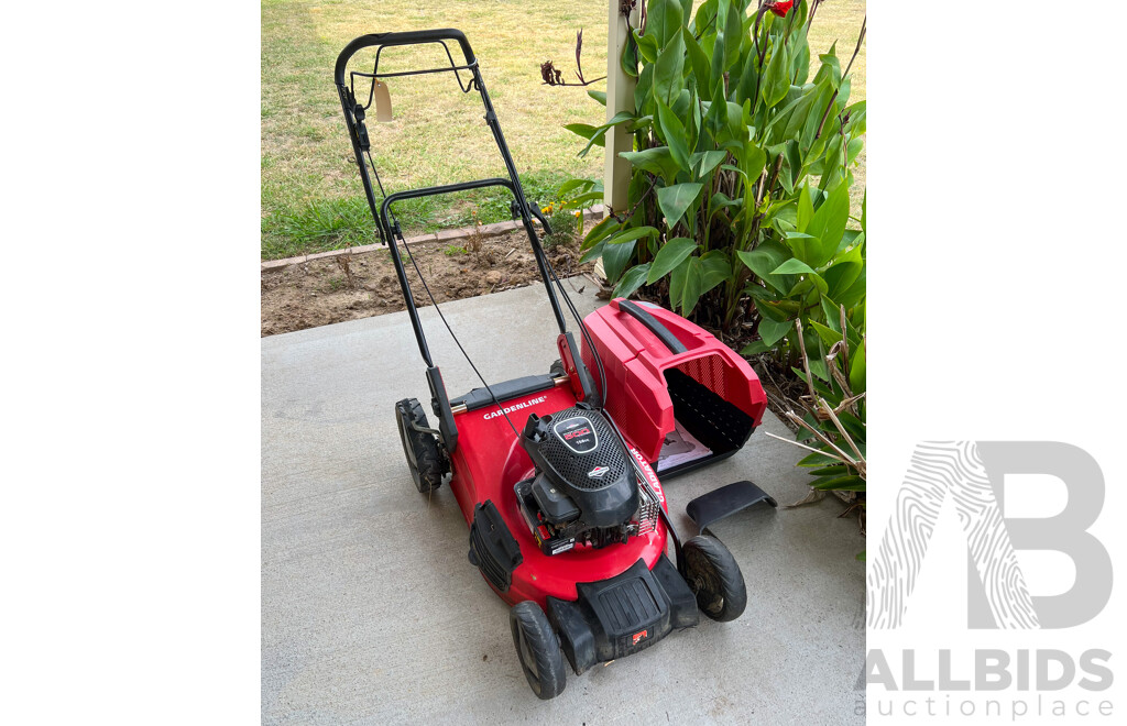 Gardenline Gladiator Self Propelled Lawnmower With Briggs Stratton Motor