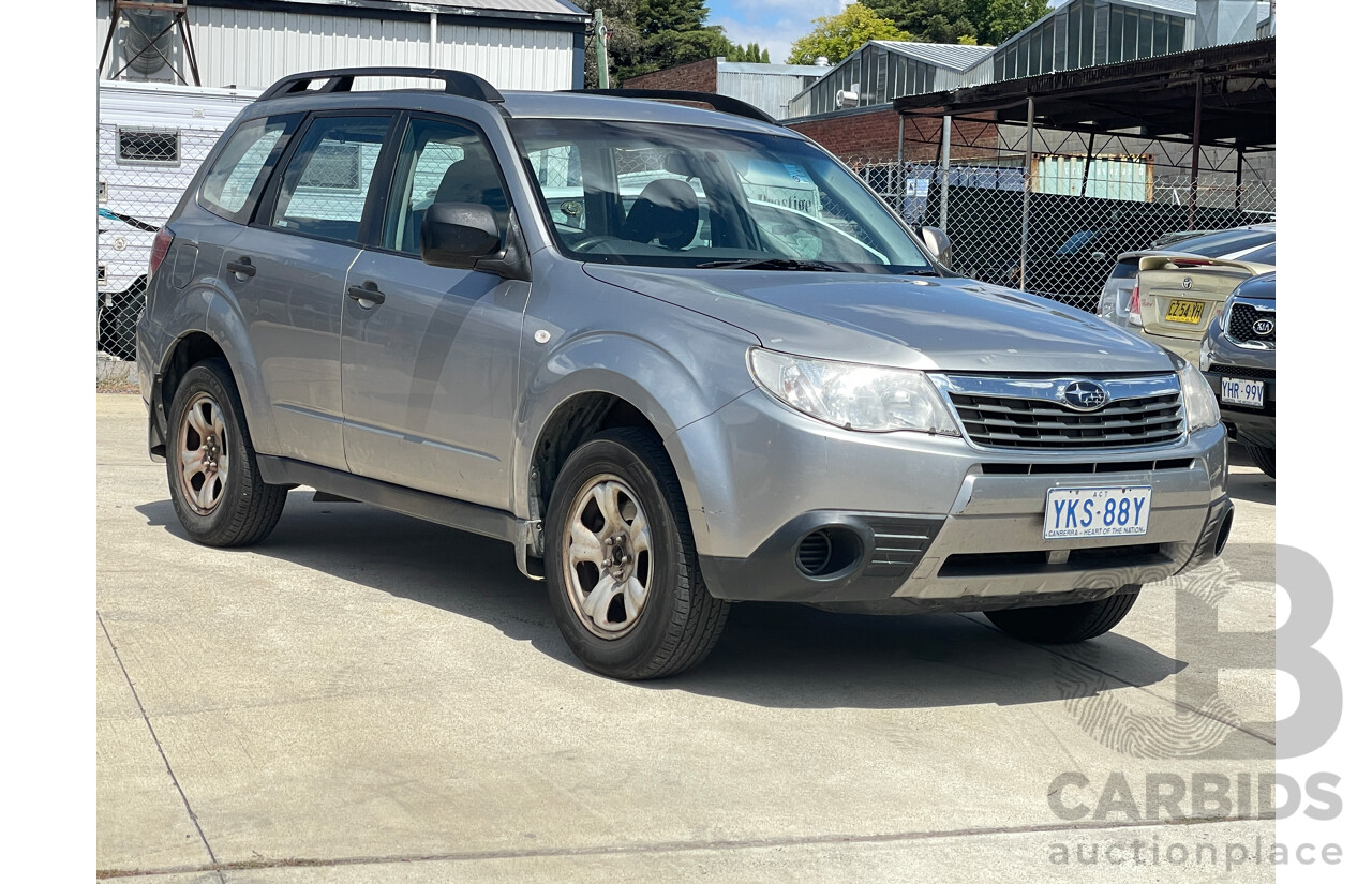 3/2009 Subaru Forester X MY09 4d Wagon Silver 2.5L