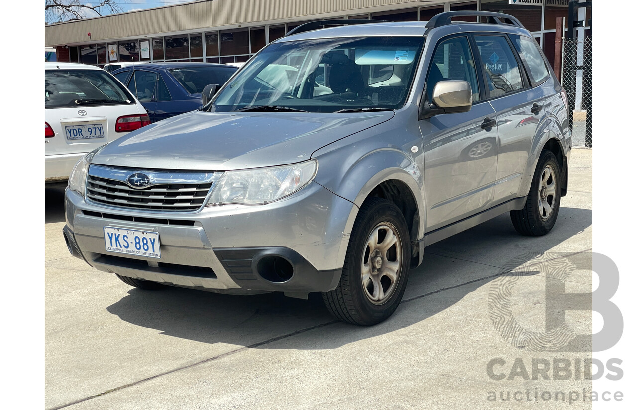 3/2009 Subaru Forester X MY09 4d Wagon Silver 2.5L