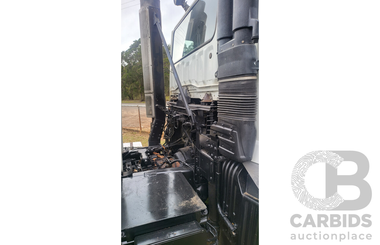 06/2007 Mitsubishi FV500 Skip Bin Truck White 6.4L Diesel