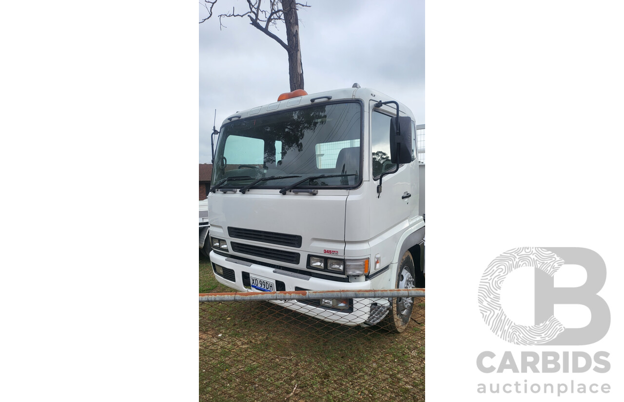 06/2007 Mitsubishi FV500 Skip Bin Truck White 6.4L Diesel