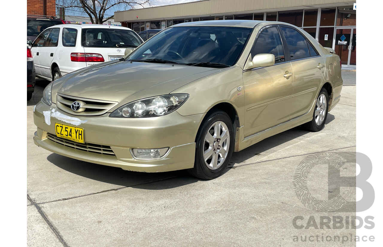 5/2005 Toyota Camry Sportivo ACV36R UPGRADE 4d Sedan Gold 2.4L