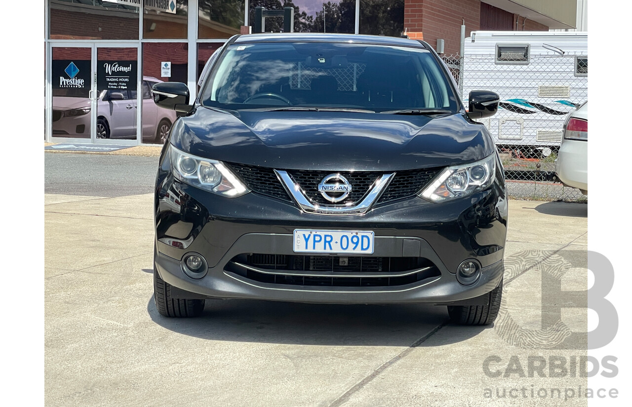 7/2014 Nissan Qashqai TS J11 4d Wagon Black 1.6L - Automatic