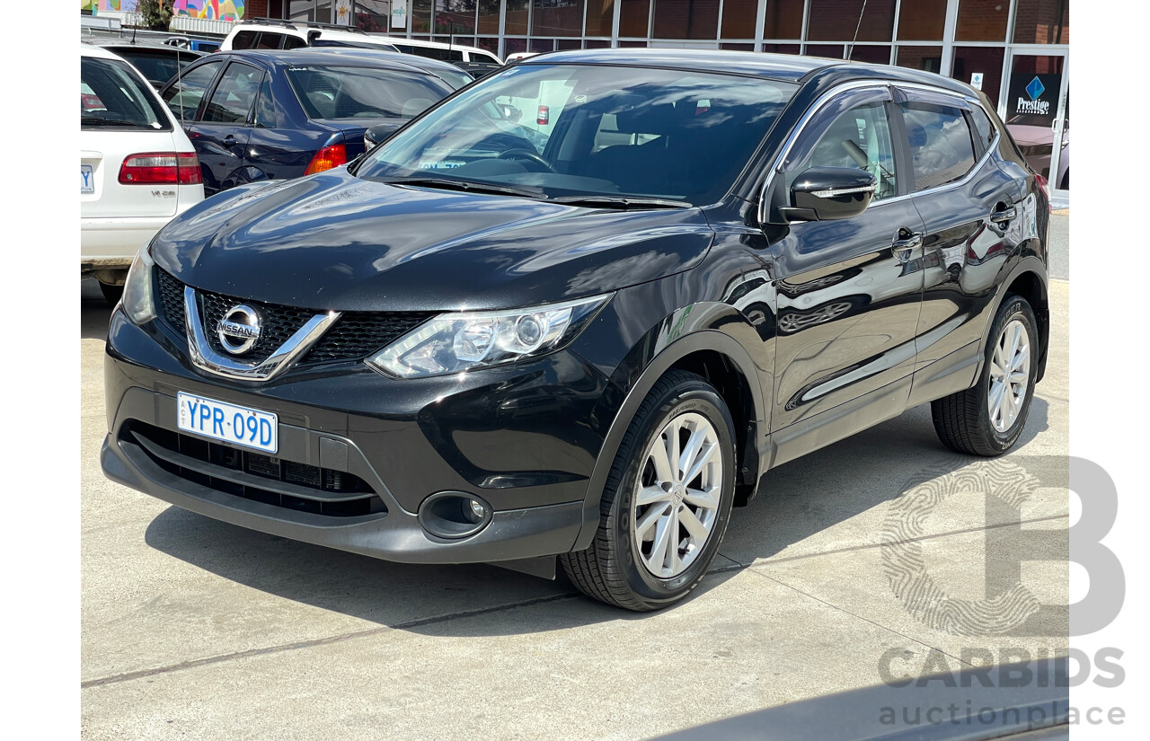 7/2014 Nissan Qashqai TS J11 4d Wagon Black 1.6L - Automatic