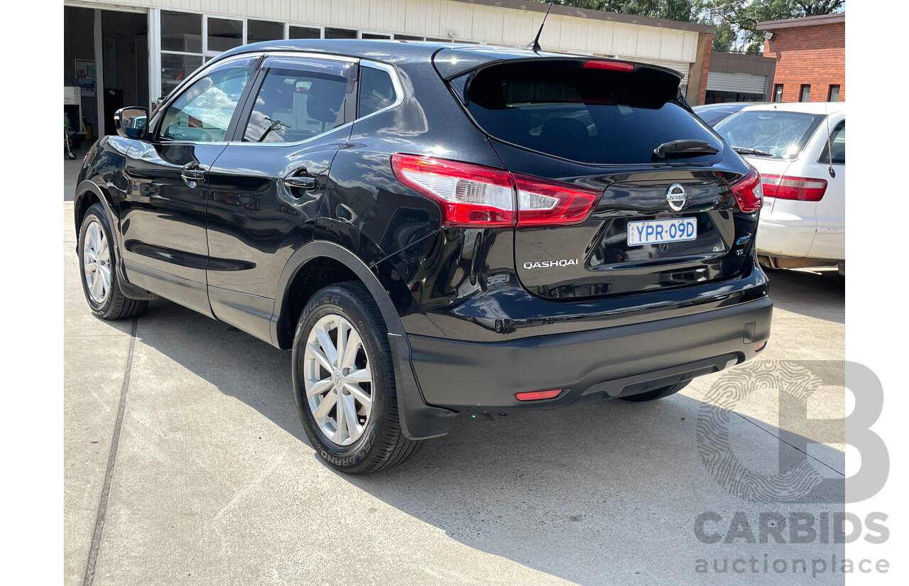 7/2014 Nissan Qashqai TS J11 4d Wagon Black 1.6L - Automatic