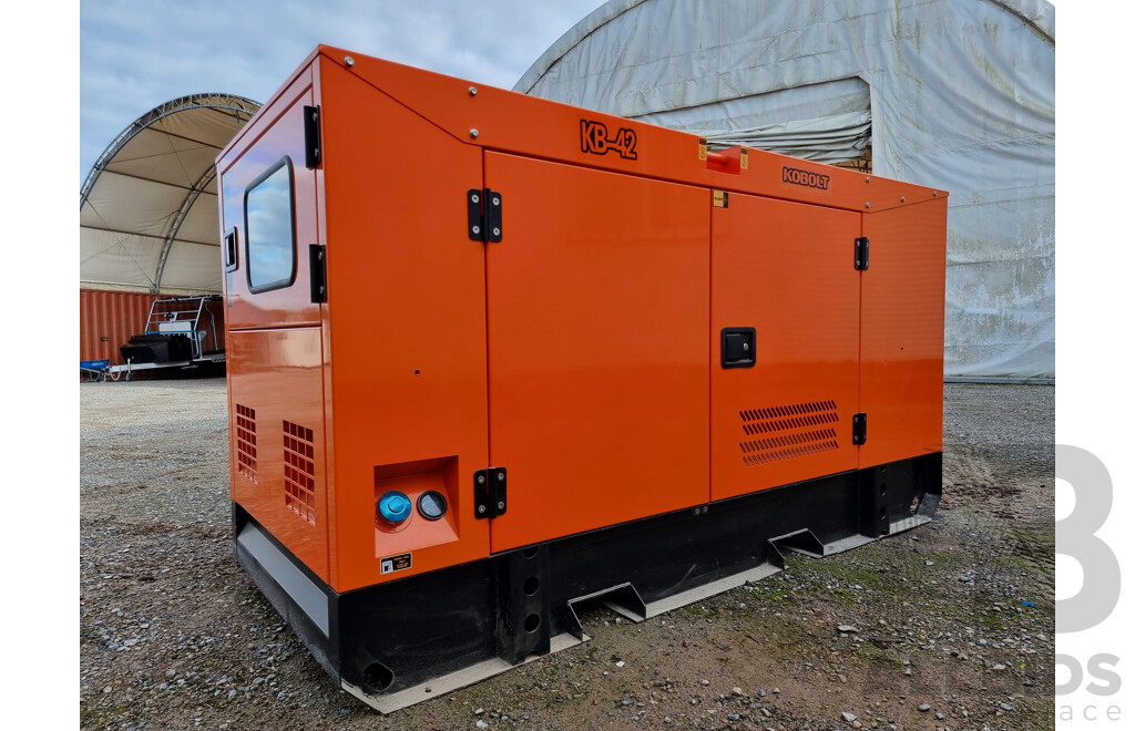 2021 KOBOLT KB42 Silenced 40kVA Generator - UNUSED