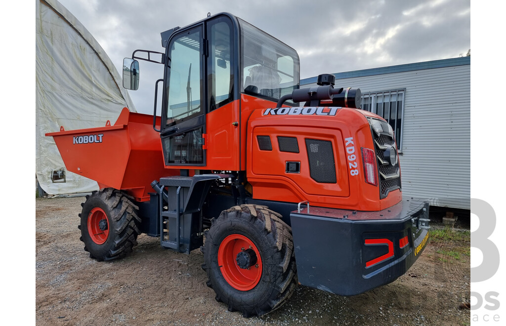 2022 KOBOLT KD928 Articulated All-Terrain Site Dumper - UNUSED