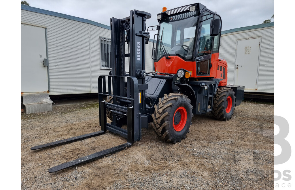 KOBOLT KF3500 Rough Terrain Forklift  - UNUSED
