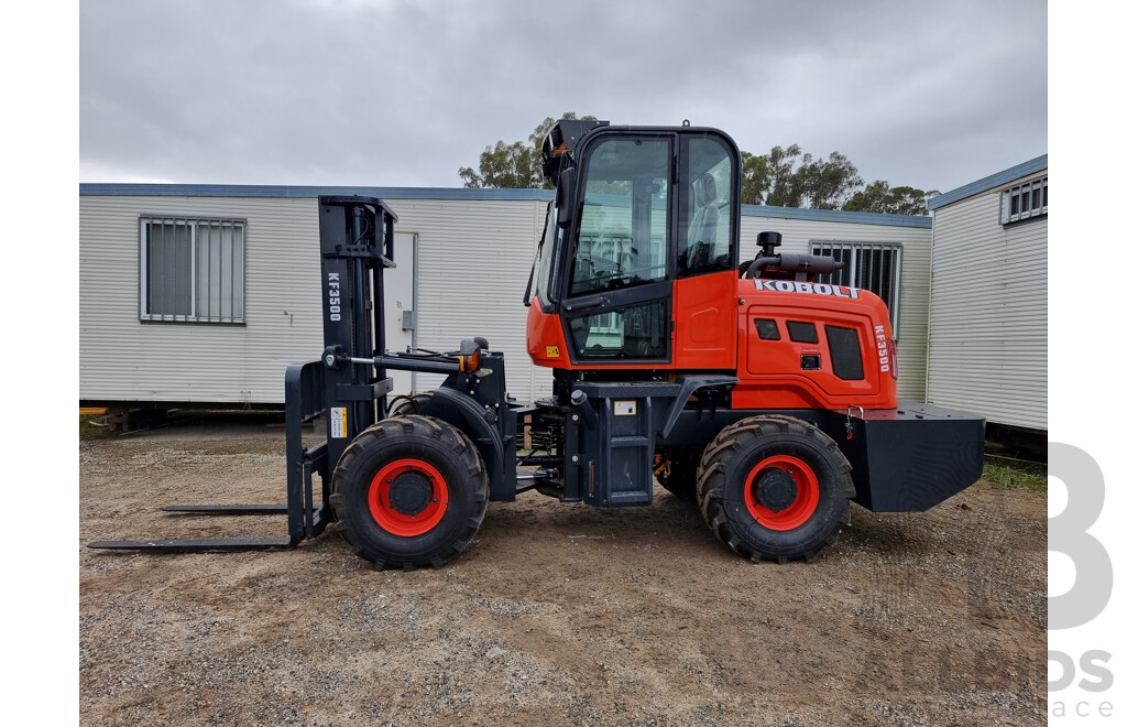 KOBOLT KF3500 Rough Terrain Forklift  - UNUSED