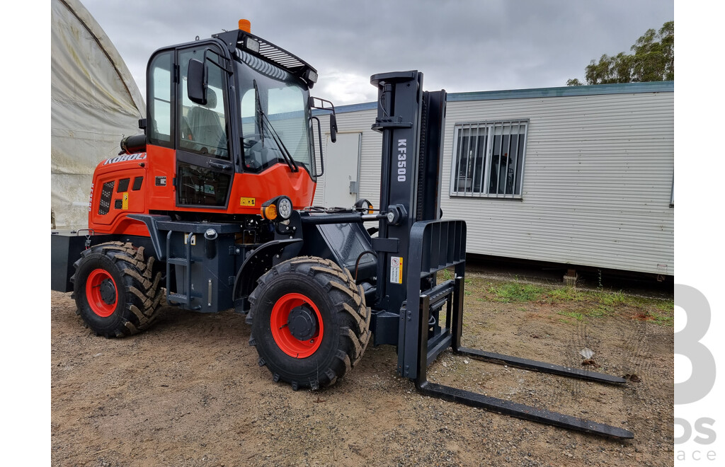 KOBOLT KF3500 Rough Terrain Forklift  - UNUSED