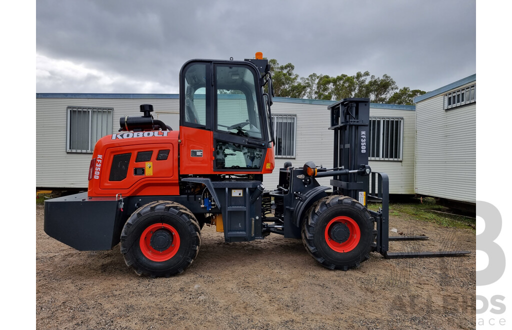KOBOLT KF3500 Rough Terrain Forklift  - UNUSED