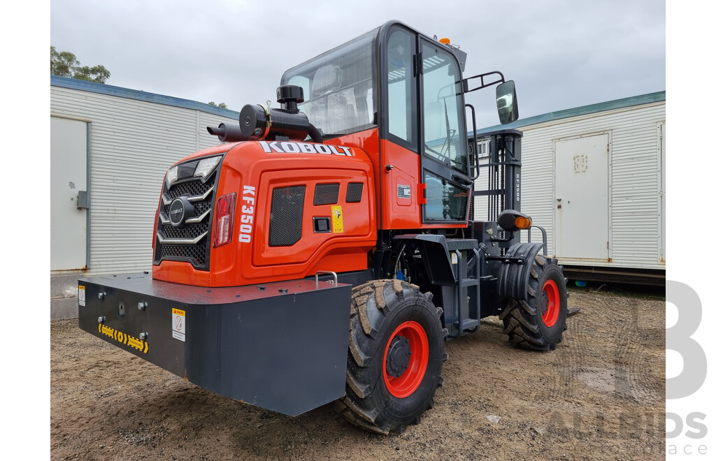 KOBOLT KF3500 Rough Terrain Forklift  - UNUSED