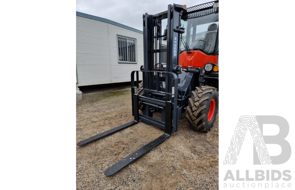 KOBOLT KF3500 Rough Terrain Forklift  - UNUSED