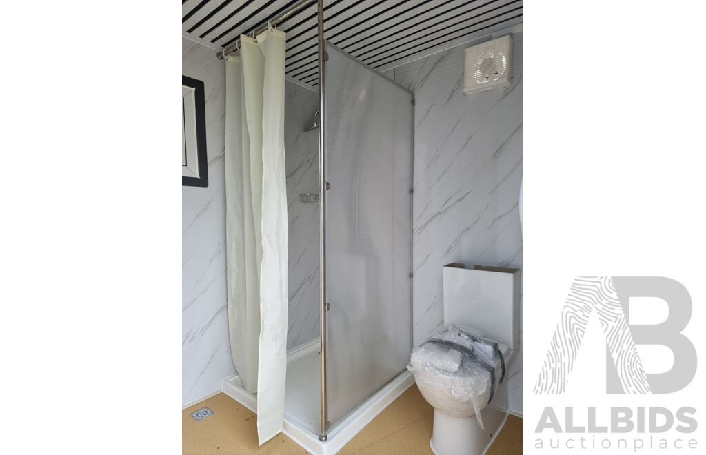 2022 Portable Ablution Block (Shower/Toilet Combo) - UNUSED