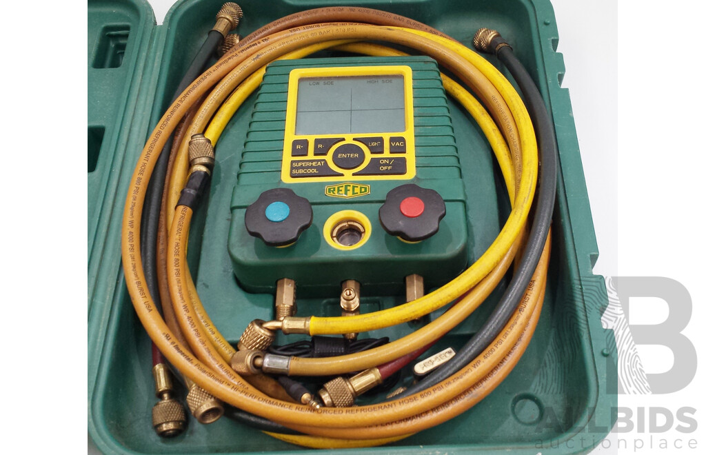 Refco Digimon Two Valve Digital Manifold HVAC System