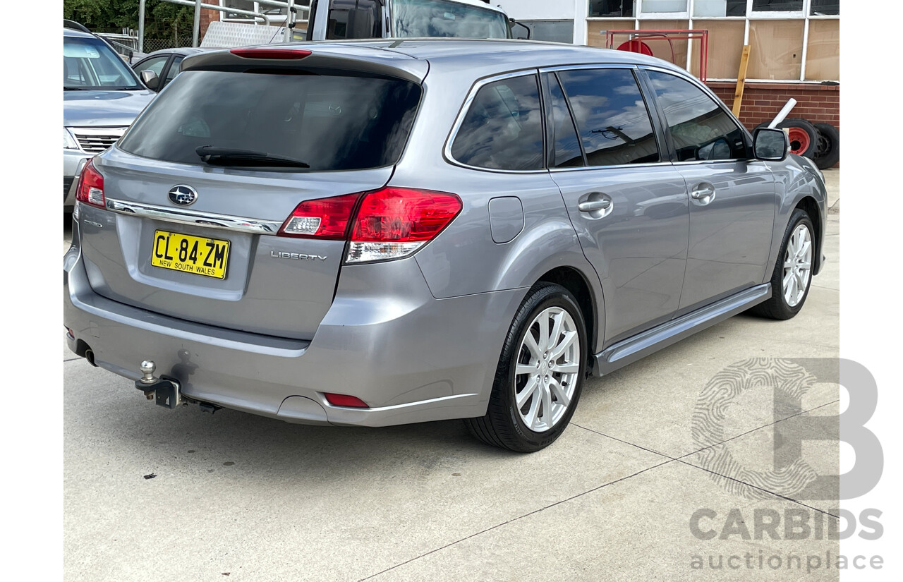 6/2010 Subaru Liberty 2.5i MY10 4d Wagon Silver 2.5L