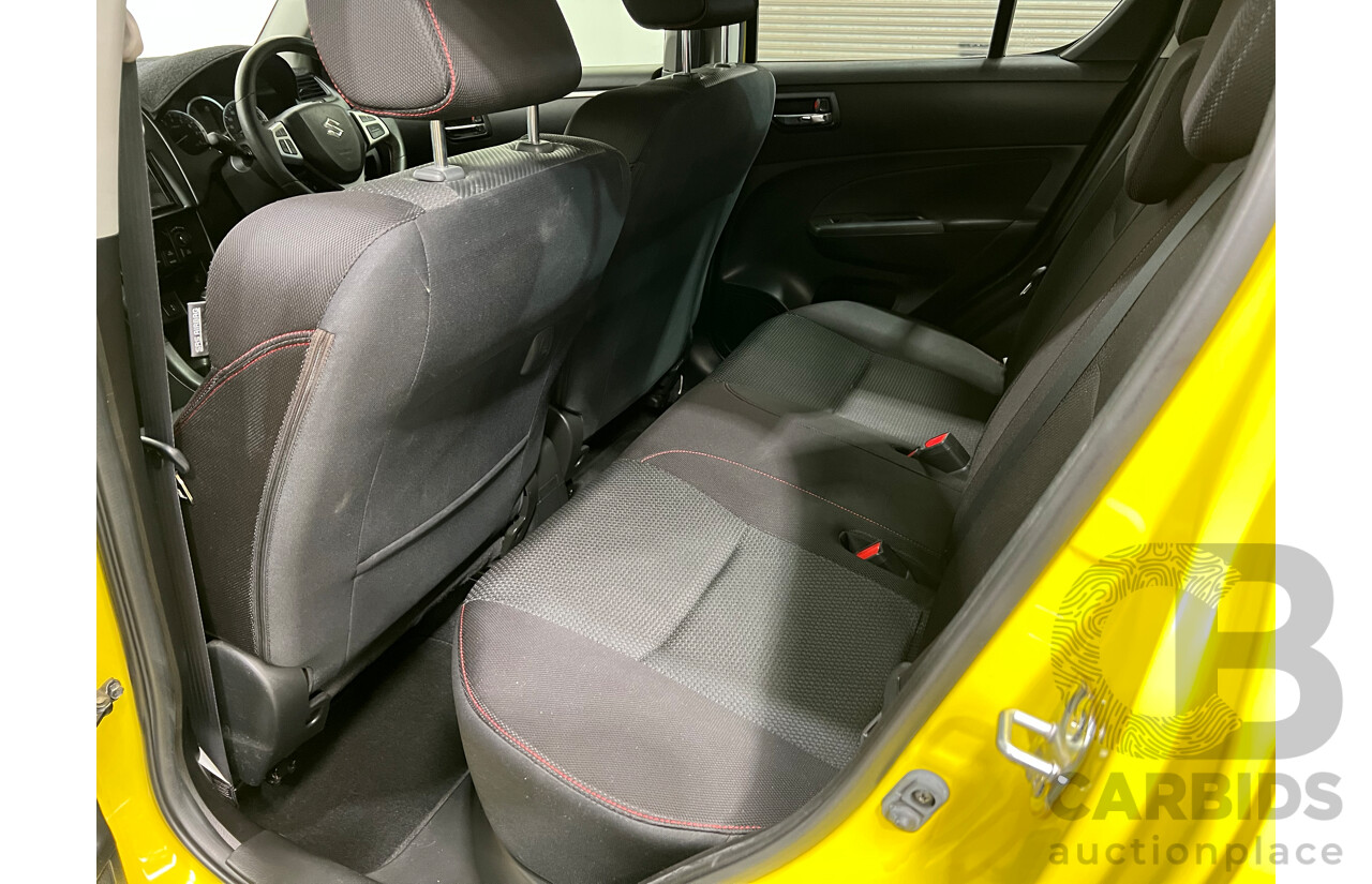 5/2012 Suzuki Swift Sport FZ 5d Hatchback Yellow 1.6L