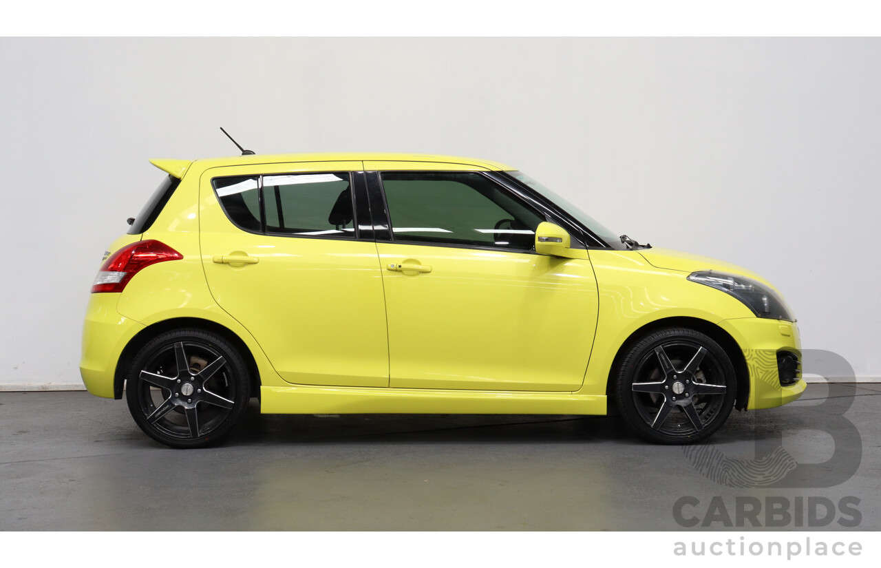 5/2012 Suzuki Swift Sport FZ 5d Hatchback Yellow 1.6L