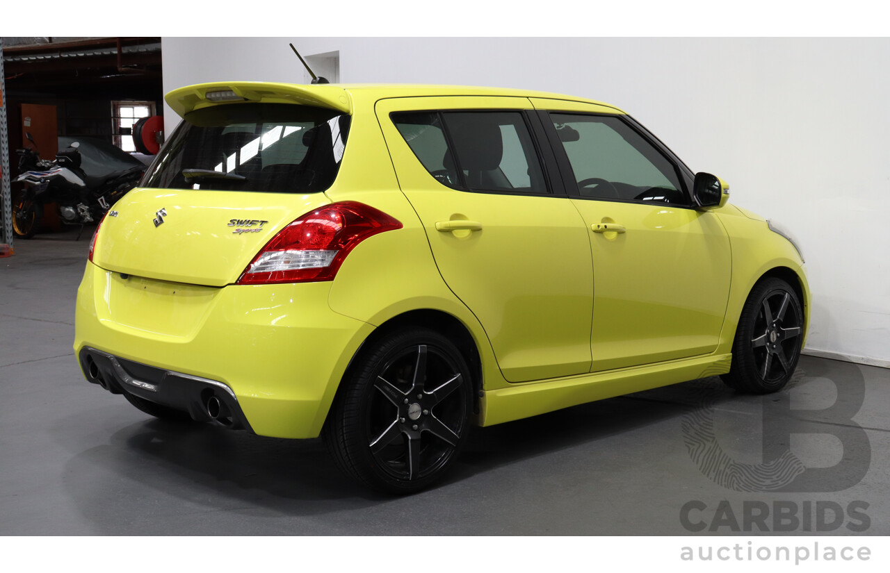 5/2012 Suzuki Swift Sport FZ 5d Hatchback Yellow 1.6L