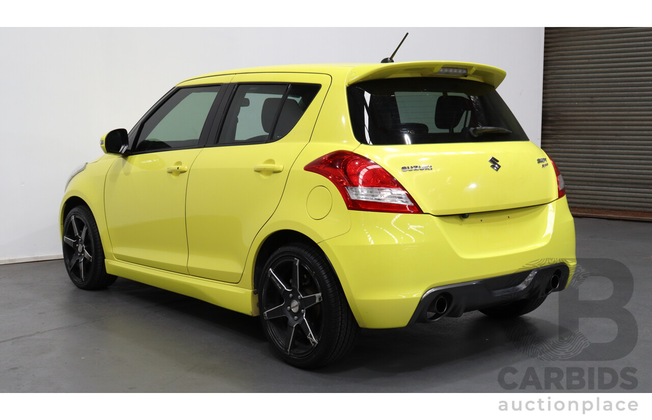 5/2012 Suzuki Swift Sport FZ 5d Hatchback Yellow 1.6L