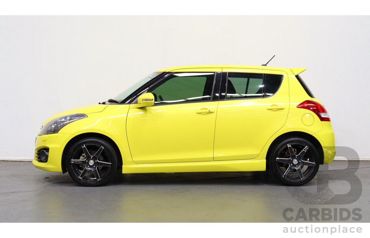 5/2012 Suzuki Swift Sport FZ 5d Hatchback Yellow 1.6L