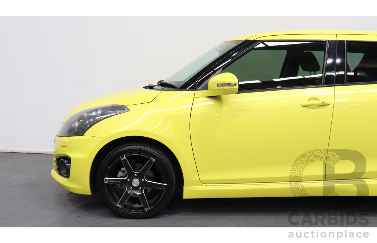 5/2012 Suzuki Swift Sport FZ 5d Hatchback Yellow 1.6L