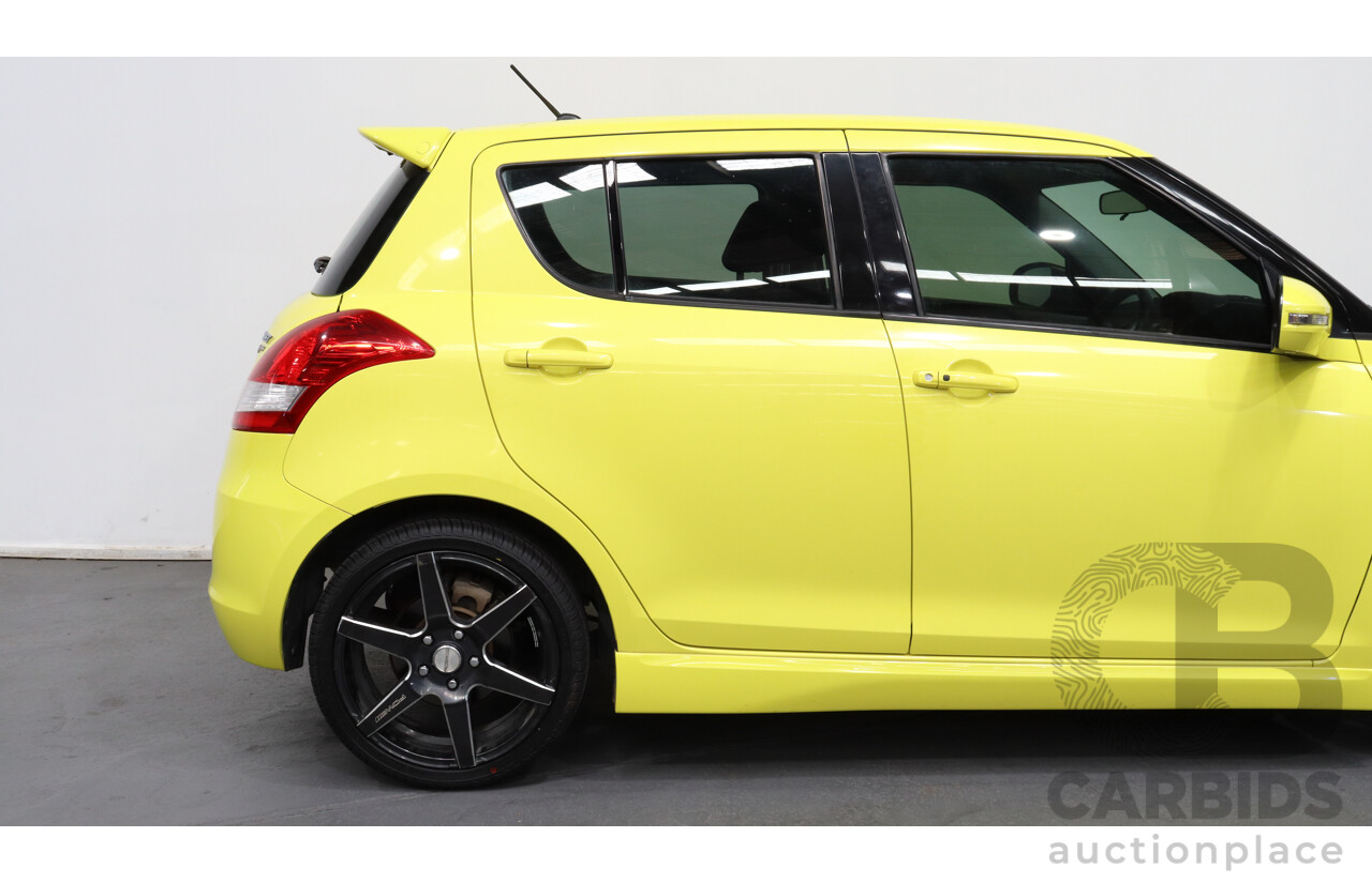 5/2012 Suzuki Swift Sport FZ 5d Hatchback Yellow 1.6L