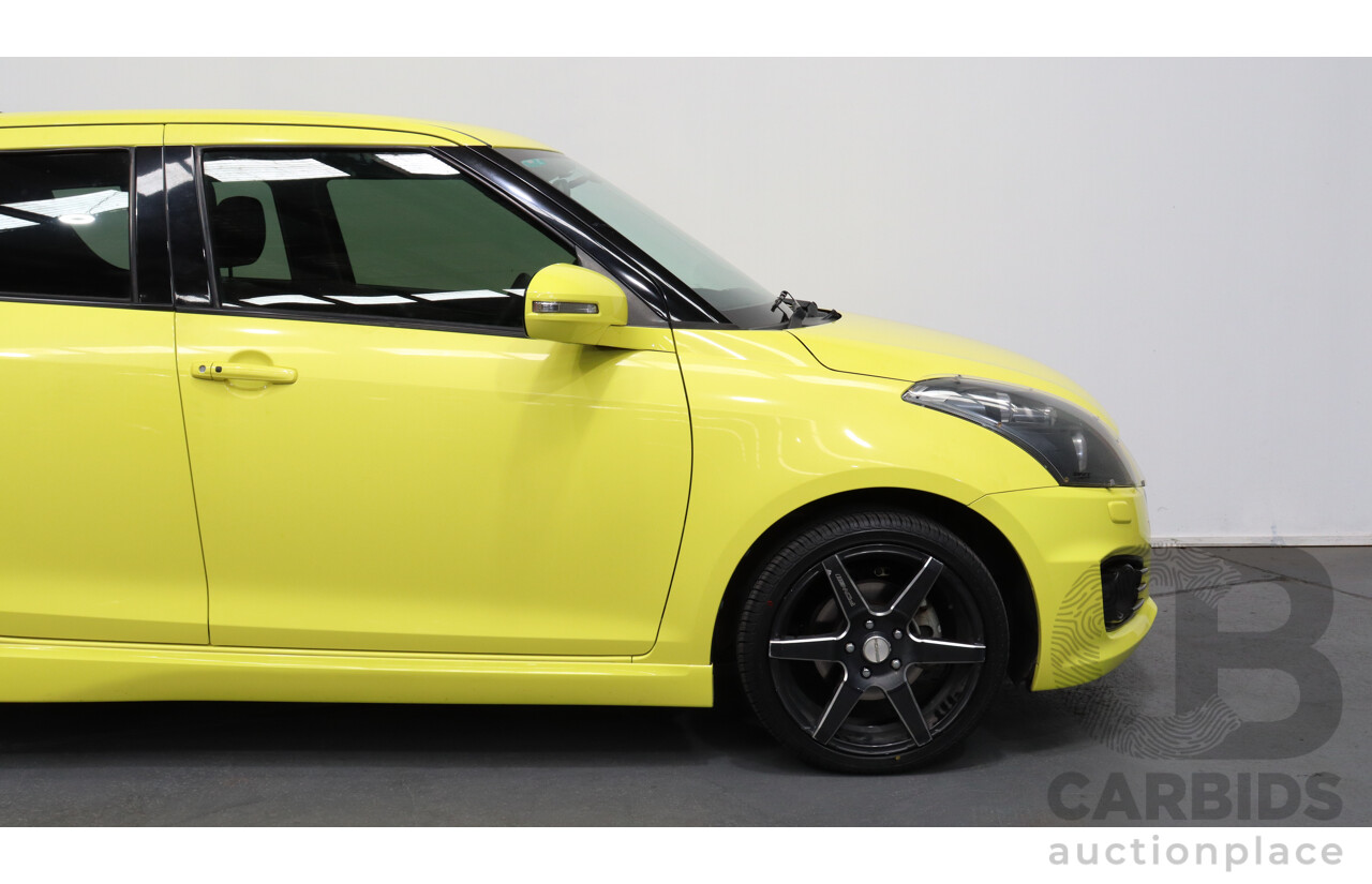 5/2012 Suzuki Swift Sport FZ 5d Hatchback Yellow 1.6L