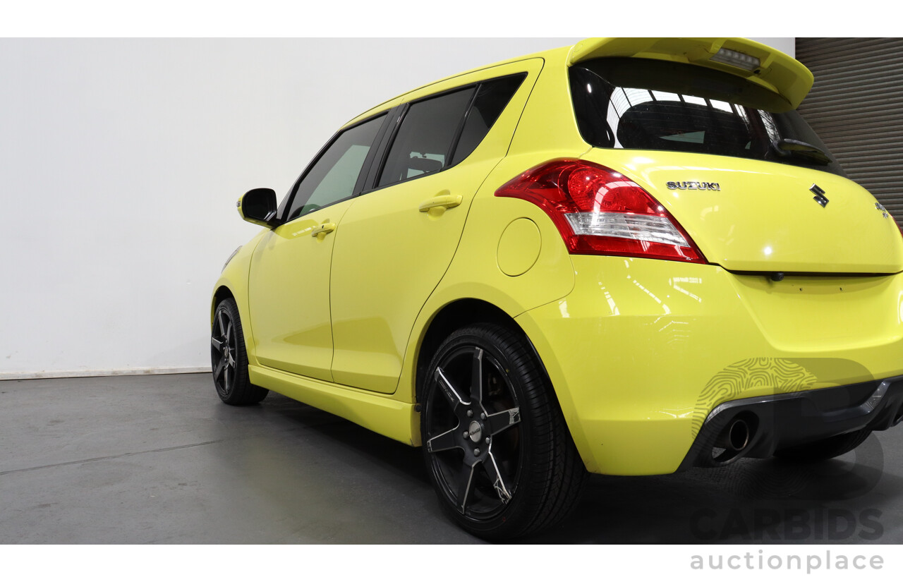 5/2012 Suzuki Swift Sport FZ 5d Hatchback Yellow 1.6L