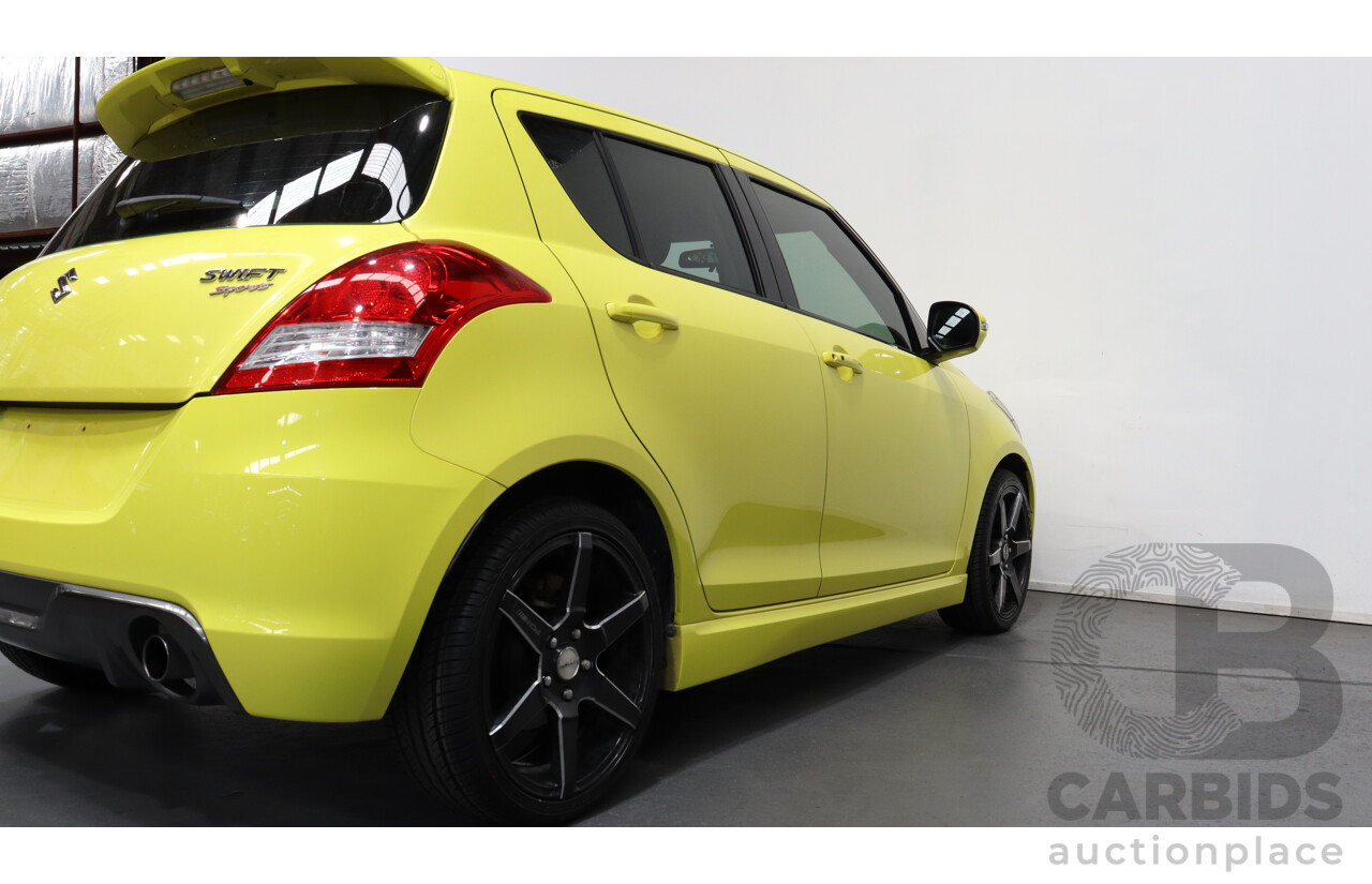 5/2012 Suzuki Swift Sport FZ 5d Hatchback Yellow 1.6L