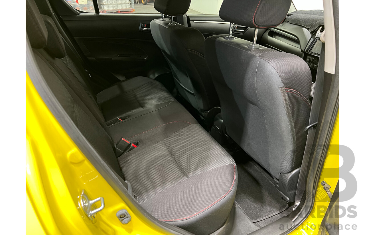 5/2012 Suzuki Swift Sport FZ 5d Hatchback Yellow 1.6L