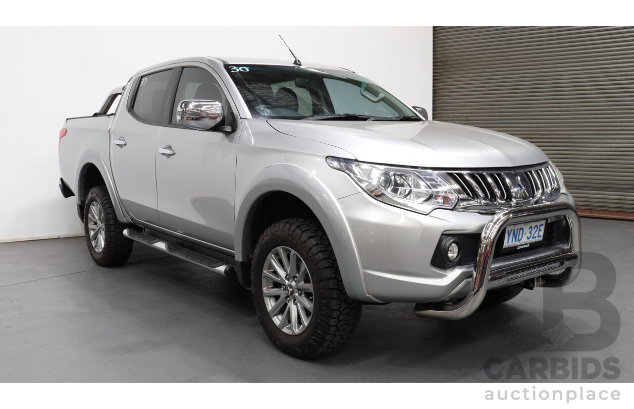 3/2016 Mitsubishi Triton GLS (4x4) MQ MY16 Dual Cab Utility Silver 2.4L Turbo Diesel